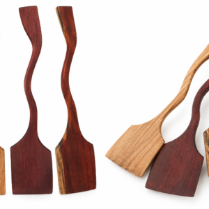 Houten handgemaakte spatel