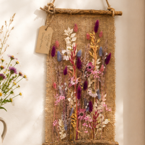 Droogbloemen schilderij